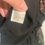 Cache  size 12 vintage floral silk Black Green Patterned Maxi Dress 90s guest Photo 4