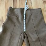 Spanx  Faux Suede Pants Legging Medium Petite Camel Western Work Tight Tan Photo 4