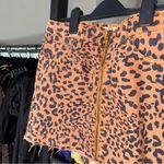 We The Free Free People “Zip It Up” Leopard Print Mini in Multi Photo 5