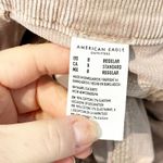 American Eagle  Low Rise Baggy Wide Leg Corduroy Pants Tan Beige 8 Photo 1