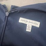 Dress the Population  NWOT Alondra Blouson Sheath Dress in midnight blue Photo 8