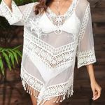 Elegant Sheer Lace Cover Photo 0