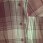 Everly 🥳🥳🥳BOGOHO 🥳🥳🥳 Teal and Navy Checkered Blouse-0X Photo 7