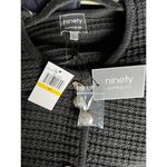 Ninety Clothing Co. Women's Black Knit Cardigan with Silver Buttons Size Medium Photo 6