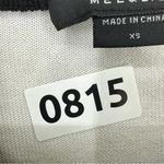 Mel & Lisa Long Sleeve Pullover Crewneck Sweater Cotton Small Black White Size XS Photo 11