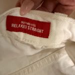 Lucky Brand  Boy Mid Rise Relaxed Straight White Jeans Distressed 8/29 Photo 7