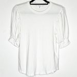 frame denim Frame Blanc Balloon Sleeve Top Size Medium Photo 2