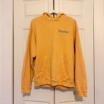 NWOT The Pleasing Sunset Hoodie Orange and Blue Sweatshirt Size Large Photo 2