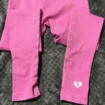 women's best  Pink Seamless Leggings Size XS EUC/NEW #0806 Photo 3
