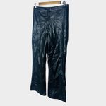 Wilfred  Black Faux Leather Straight Leg Pants Size 8 Photo 5
