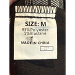 Womens Black Plaid Flannel Long Sleeve Button Up Shirt Medium Waffle Top Photo 4