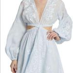 ALC Frank A.L.C. Irene cutout embroidered ramie mini dress, Size 2. $695 Photo 5