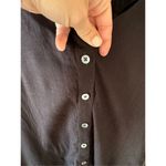 l*space L* Black Button Up Long Sleeve Romper Size Medium Photo 3