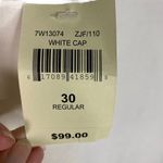 Lucky Brand NWT  Sweet Mid-Rise‎ Straight White Jeans Sz 30 Photo 6