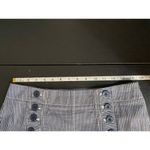 Talbots Women Stripe Sailor Skirt Size 2p Blue White A Line Nautical Side Zip Photo 5