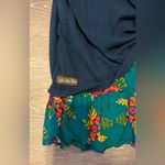 Matilda Jane  Twist and Shout Sweater Women’s Size S Blue Knit Floral Photo 7