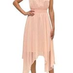 Sam Edelman  Womens Smocked MIDI Halter Dress Photo 0