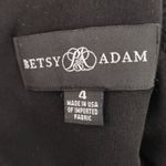 Betsy and Adam  Sequin Sheath Dress NWT Size 4 Formal Black Sequin Party Dress Photo 5