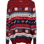 Hulu NWT  The Handmaid’s Tale Let Freedom Rage Christmas Holiday Sweater Size XL Photo 1