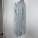 J.Crew  Sweater Jacket Gray Blazer Knit Career Workwear 100% Cotton Pockets XS Photo 5