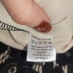 Metisu Black Lace Overlay Sheath Dress with Ruffle & Bow Women’s Size Small Photo 8