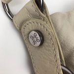 Vera Bradley Simply Vera Wang Handbag Purse Leather Ivory Shoulder Saddle Hand Bag Photo 7