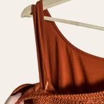 Pamela Love Orange Fringe Long Sleeve Knit Sweater Midi Dress Size XL Photo 7