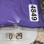 0039 Italy Women’s Sz L Purple Cotton Button Down Long Sleeve Collared Top Shirt Size L Photo 7