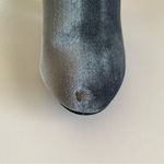 Forever Gray Velour Block Heel Almond Shaped Toe Sock Ankle Booties Size 6.5 Photo 7