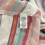 Natural Reflections Women's 2X Striped Open Front Cardigan Poncho Boho Fringe Photo 5