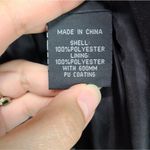 XOXO Faux Suede Biker Style Zip Up Black Jacket Size Medium Photo 6