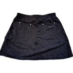 Kuhl  Black Cargo Mini Skort Pockets Built in Shorts Hiking Athletic Golf size L Photo 4