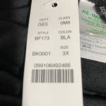 J.Crew  Bikini Swim Bottom O Ring Side Tie Black 3X (22-24) NWT High Cut Leg Photo 4