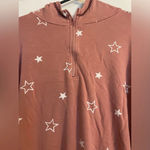 P.J. Salvage  Ric Rak Patty Wack Stars Hooded Sweatshirt Sz Medium Lounge Cozy Photo 2