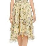 Keepsake the label yellow ruffle floral midi dress Photo 0
