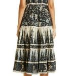 Ulla Johnson Ulla Johnson Indah Printed Midi Dress Size 10 Bohemian Tie Front Tie Shoulders Photo 1