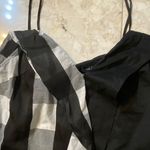 Rag and Bone Black And White Plaid Tank Top Photo 6