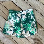 Elevenses Anthropologie Women's Kadu Green Pleated Mini Skort Shorts Size 2 Photo 5