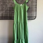 Marine layer  Jude Flutter Sleeve Dress - Jade Sheen Photo 4