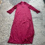 Vassarette Vintage Nylon Housecoat Robe Maroon 34 Photo 5