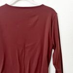 Abercrombie & Fitch [] Brown Sweetheart Neckline Long Sleeve Bodysuit Sz Large L Photo 7