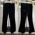 Rag and Bone 10" Crop Flare Black Velvet Pants $200 26 Photo 1