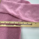 Something Navy Sweater Womens XX Small Pink V Neck Slouchy Cozy RIbbed Photo 9