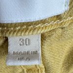 Jonathan Simkhai Distressed Yellow Jean Shorts Tan Size 30 Photo 8