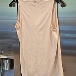 Veronica M 💕💕 100% Suede V-Neck Choker Sleeveles Top ~ Light Beige Medium NWOT Photo 1