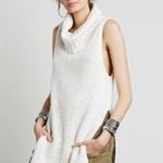 Free People Brown Turtleneck Knit Sweater Vest Photo 1