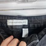 Chico's Platinum Denim Faded Black Ultimate Fit Barely Flare Leg Jeans 1.5 (10) Photo 5