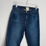 L'Agence NWOT El Matador Slim High Rise Raw Hem In Knox Blue Wash Size 27 Photo 7