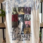 Taylor Swift Official Eras Tour Tie Dye Oversized Muscle Tee Tank Shirt, M Photo 4