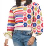 Farm Rio HANDMADE CROCHET SWEATER SIZE SMAL- NEVER WORN- NWOT Photo 8